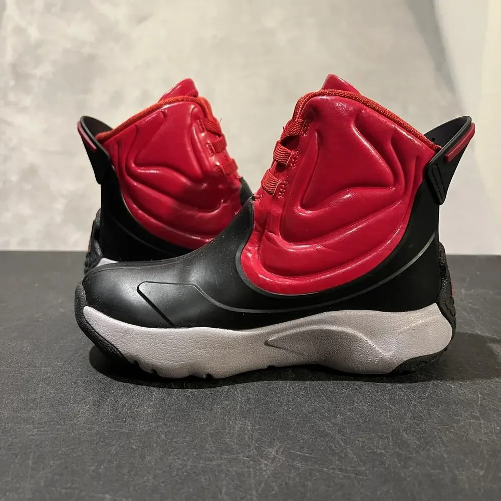 Jordan Drip 23 Boots Toddler Size 12C Black Red High Top Jumpman CT5798-006